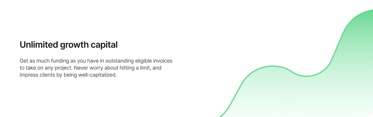 Chart showing flexible funding growth