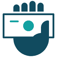 Cash in hand, representing fast payroll funding
