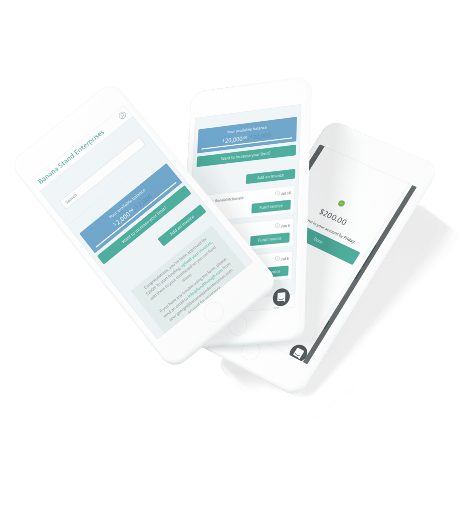 easy invoice funding online on mobile phones