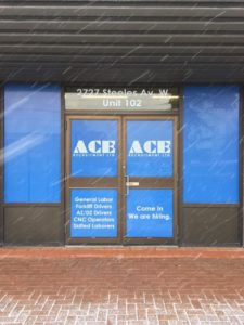 ace recruitment ltd office front