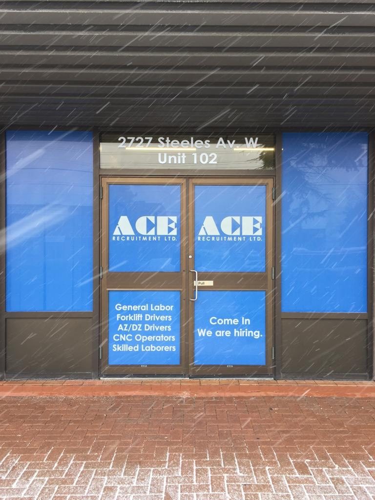 ace recruitment ltd office front