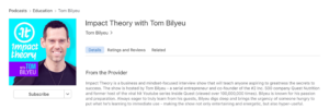 Impact Theory Podcast