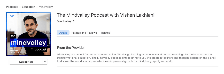 The Mind Valley Podcast​