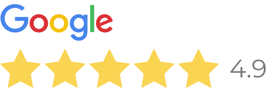 Google review 4.9 rating