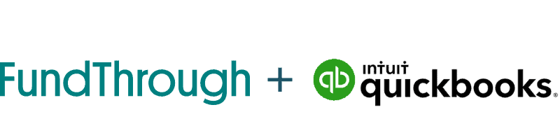 fundthrough and quickbooks logo