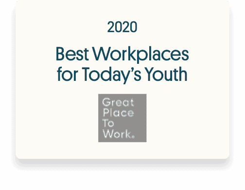 Best Workplaces for Today's Youth 2020