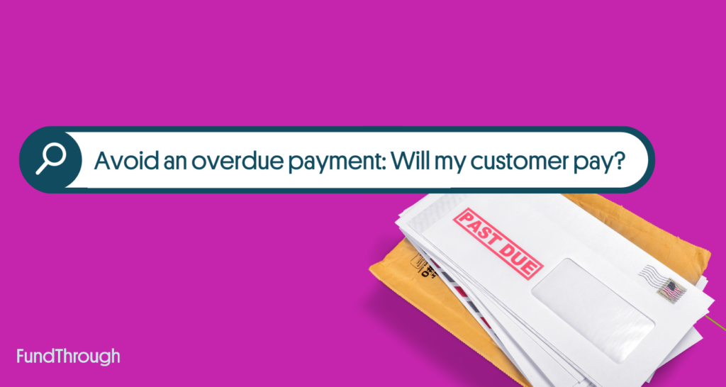 avoid an overdue payment