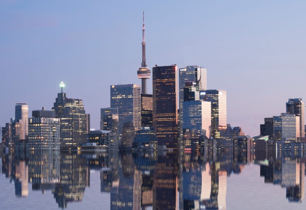 factoring companies in Canada; toronto skyline